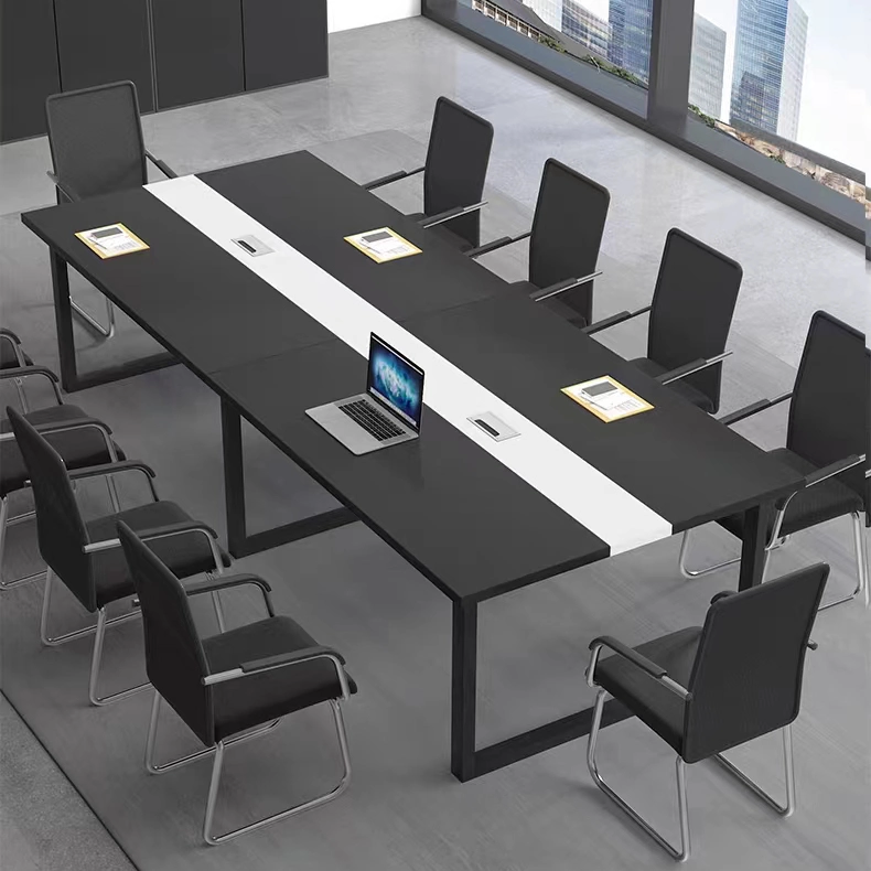 Modern Wood Conference Desk 10 Seats and More Large Meeting Table Conference Table Wooden Office Partition Furniture