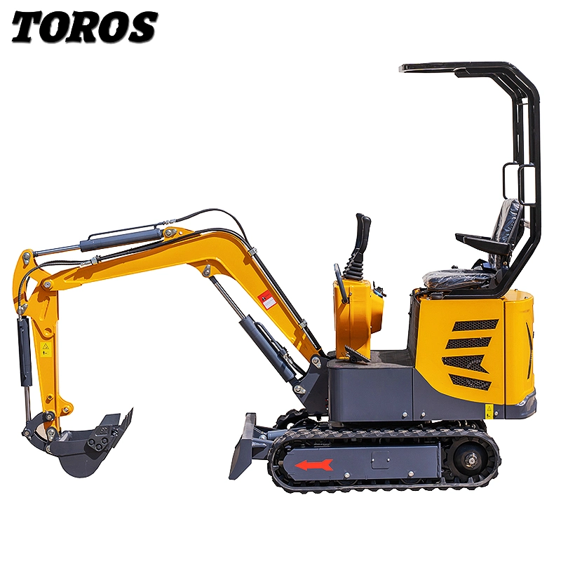 Toros Te 08 Bangladesh Energy & Mining Mini Excavator Cheap Price Chinese Mini Excavator Small Digger Crawler Excavator