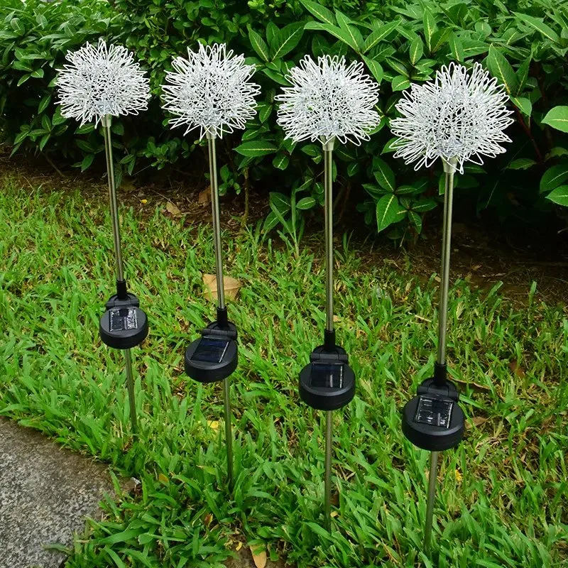 LED Solar Light Outdoor Dandelion Lights Garden Decoration Fireworks