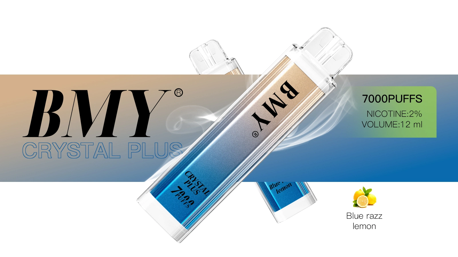 Bmy 2023 E Cig Randm Crystal 600 2000 4000 5000 6000 7000 9000 10000 рифов Кристалл пеленка с дисплеем перезаряжаемый Crystal Bar Crystal Vape Disposable/Chargeable Вапс