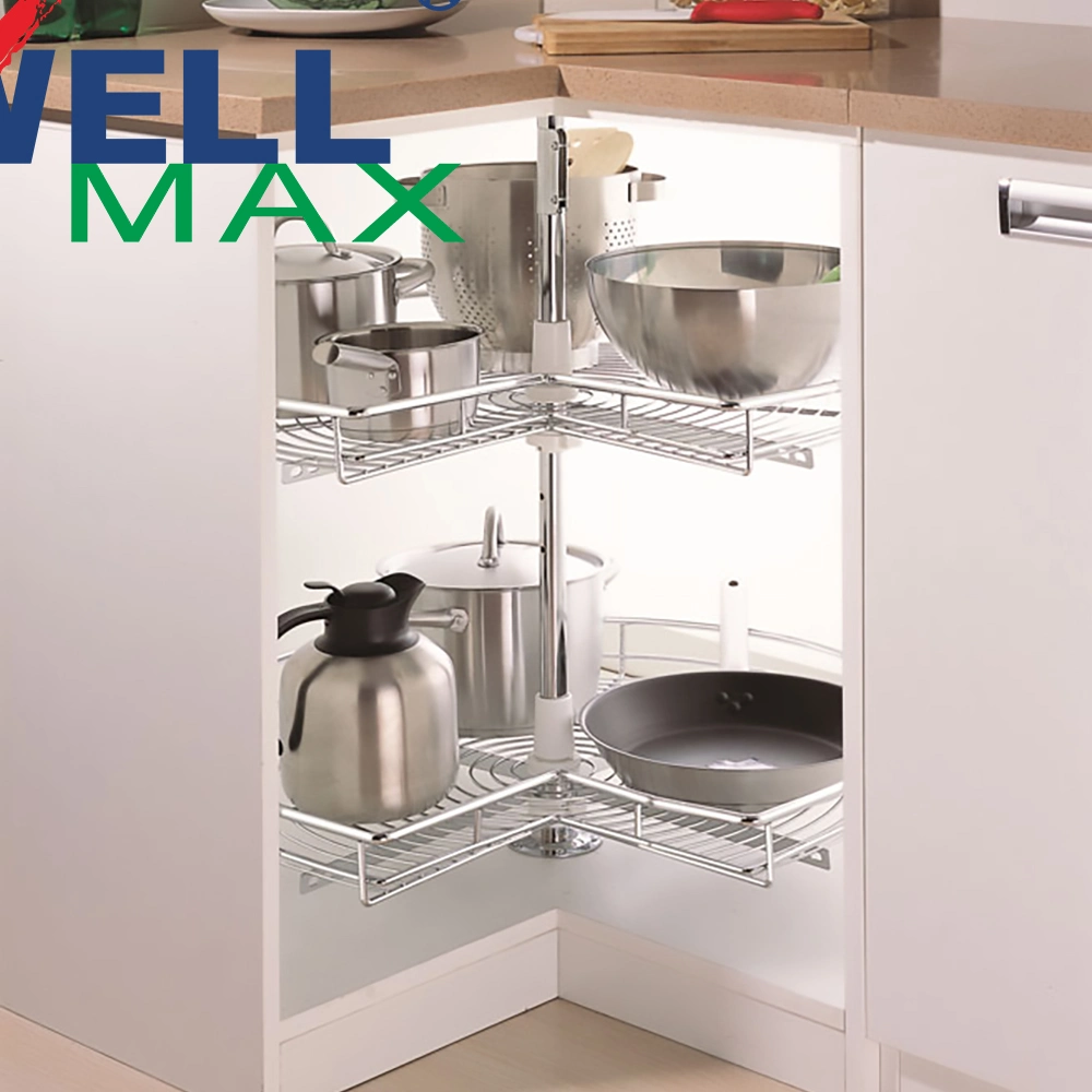 Wellmax 270 круга функциональных ленивой Сьюзан оборотного Magic угол провод кабинет кухня хранения корзин слепых углу бункера