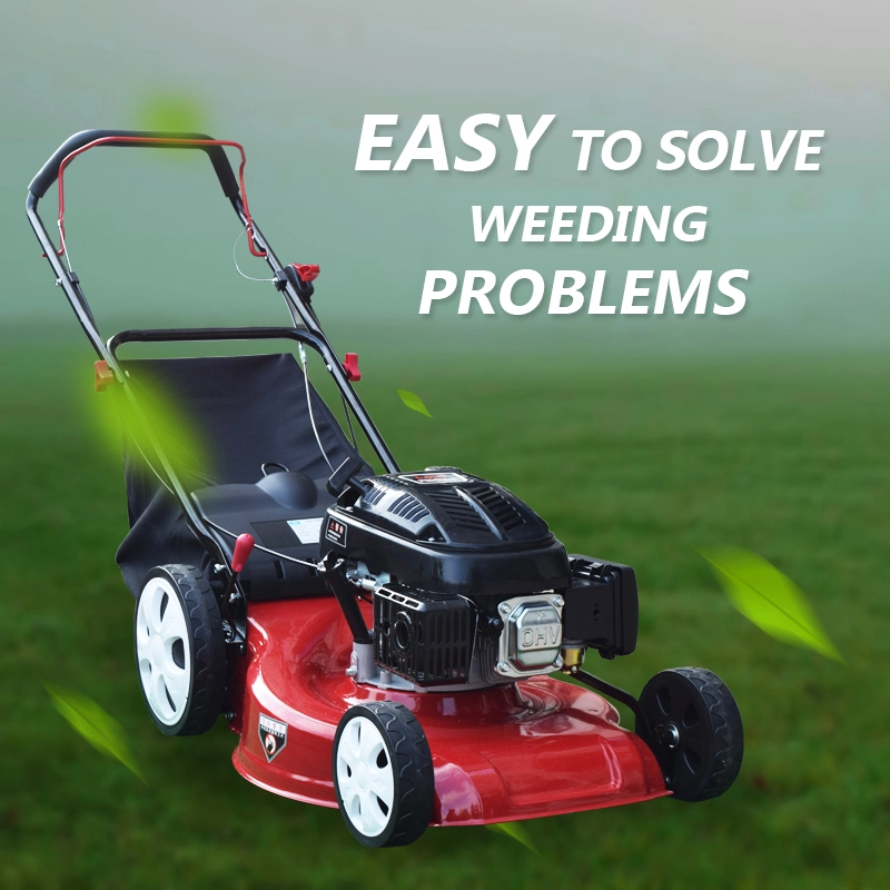 Cordless 4-Stroke 5.5HP Grass Cutting Machine Petrol Gasoline Lawn Mowers