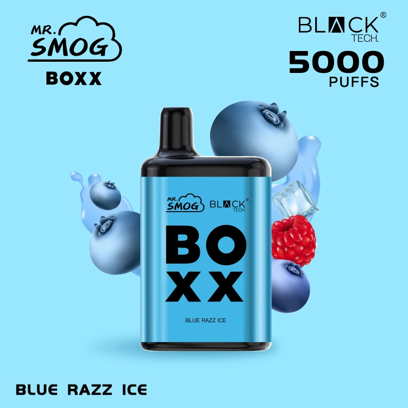 Nueva Marca mercado Mr Smog Boxx 5000 Puffs 5% Nicotina Bang I obtener XXL Pod Mod recargable desechable Vap Malasia E Precio del cigarrillo