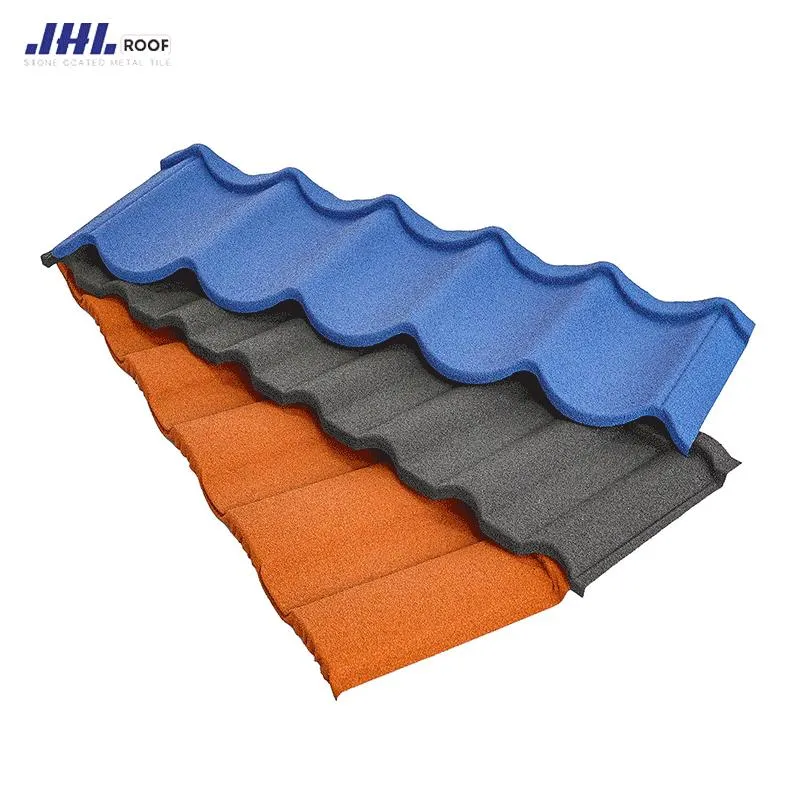 Excelente rendimiento Coated Stone Bond Chemical Metal Roofing Sheets