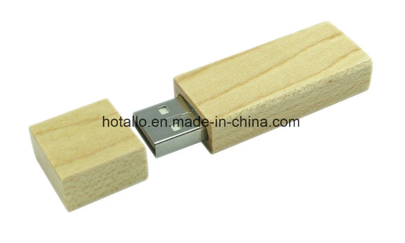 USB Stick with Environmentally-Friendly Wooden Housing (W701)