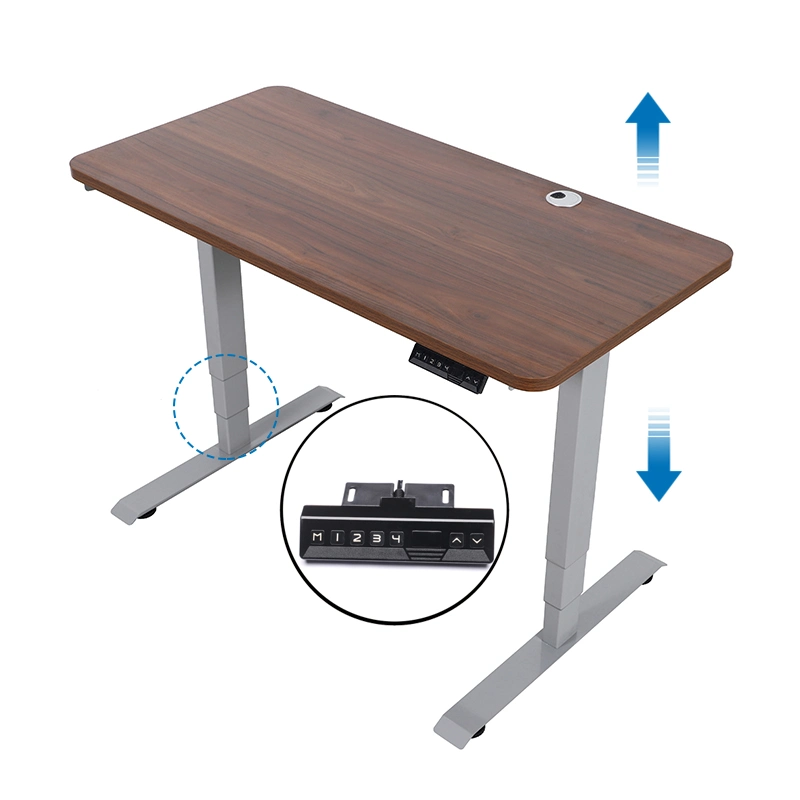 Bureau électrique à double moteur réglable en hauteur pour ordinateur debout