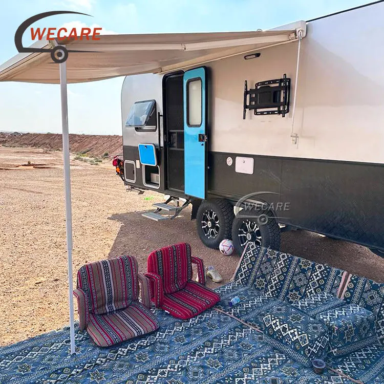 Onlywe Caravana Camper RV caravanas de off road Remolque con un punto certificado