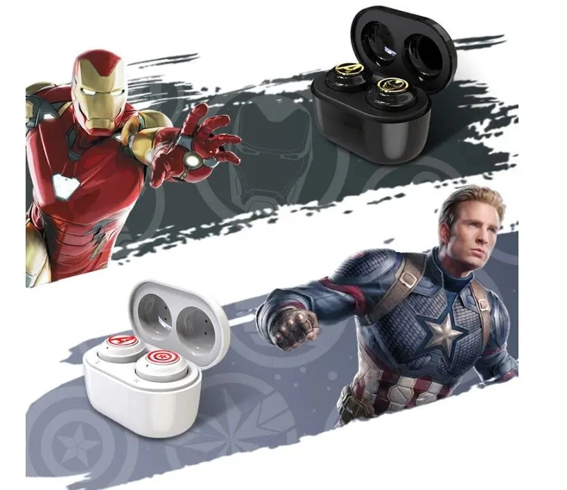 Marvel Tws Blue Tooth Wireless Earphones Headsets Headphones Noise Cancelling Earbuds
