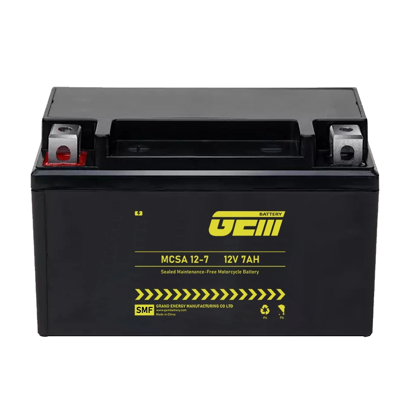 Motorrad Gel Batterie 12V 7AH &amp; 9Ah 12Ah Tiefzyklus VRLA AGM Batterie / versiegelte Bleiakkus wartungsfreie und wiederaufladbare Batterie