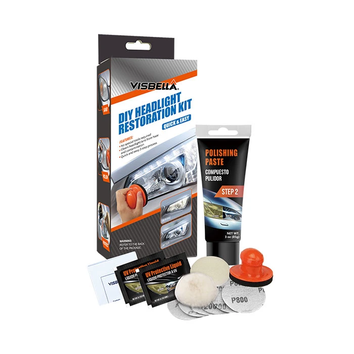 Fabricante DIY profesional coche Headlight Restauración Kit/herramienta Polaca