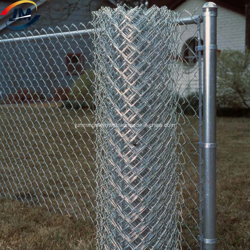 PVC Revêtu de Maille en Acier Plastifié Vert/Clôture en Chaîne à Vendre