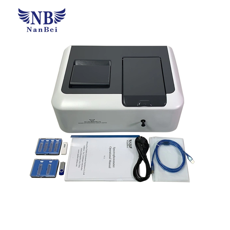 UV Vis Spectrophotometer with Wavelength Range 190-1100nm