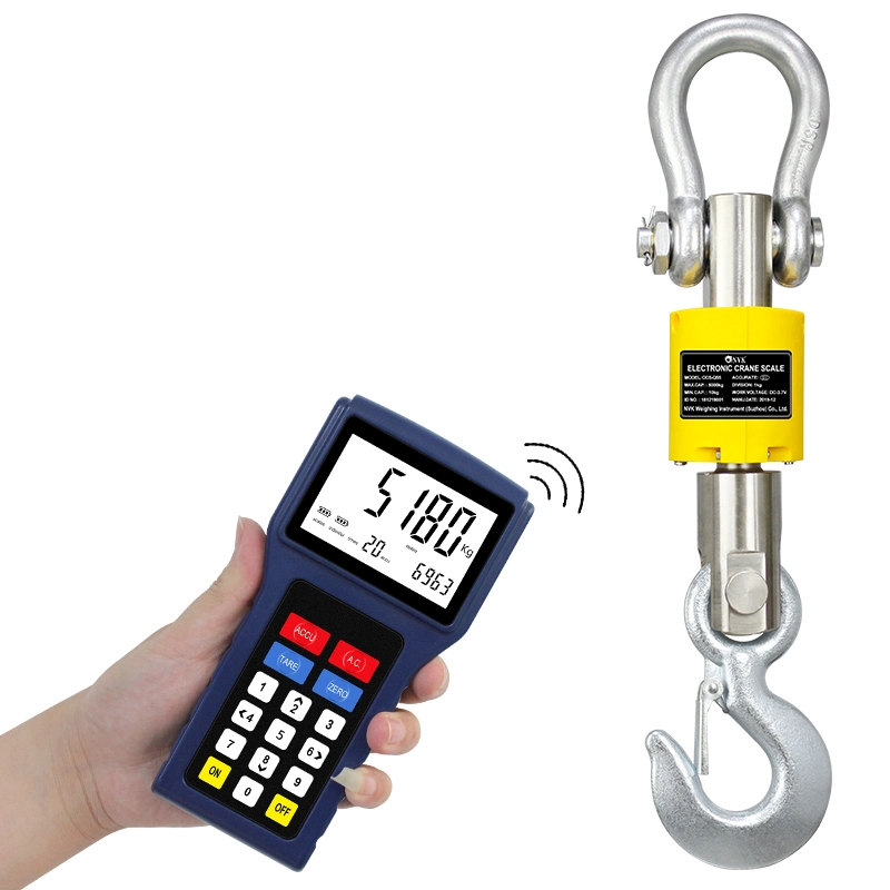 1-10t Light Digital Hanging Crane Scale Long-Distance Industrial Hook Crane Weighing Scale