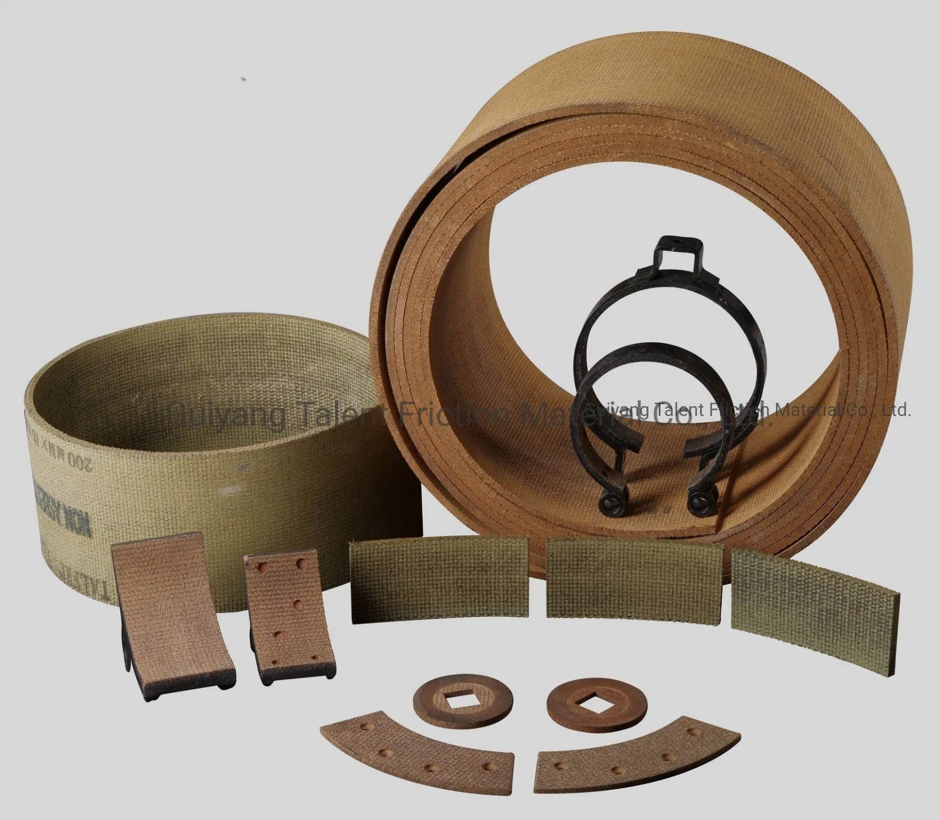 Relining, Riveting Lining Non-Asbestos Woven Brake Lining Brake Pad Mining Industry, Ships and Shipping, Hoist and Winch Windlass Machines, Cranes