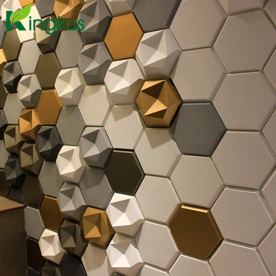 3D Edgy Acoustic Polyester Wall Tiles