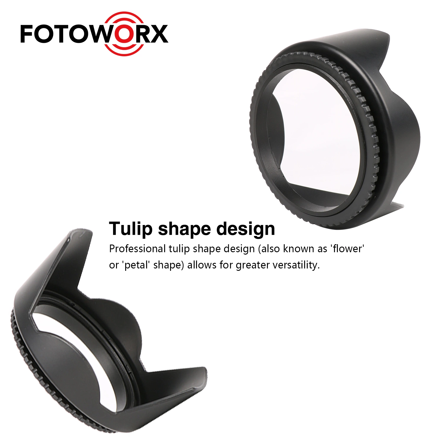 Universal Lens Hood for Nikon Canon Sony DSLR Camera Lens Cover