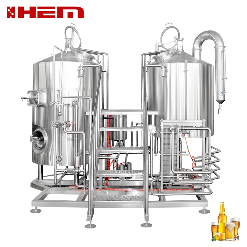 100L 200L 300L 500L Turnkey Project of Brewery Whole Set Beer Equipment Production Plant