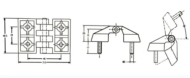 Plastic Hinge 103 / Supply Various Plastic Parts