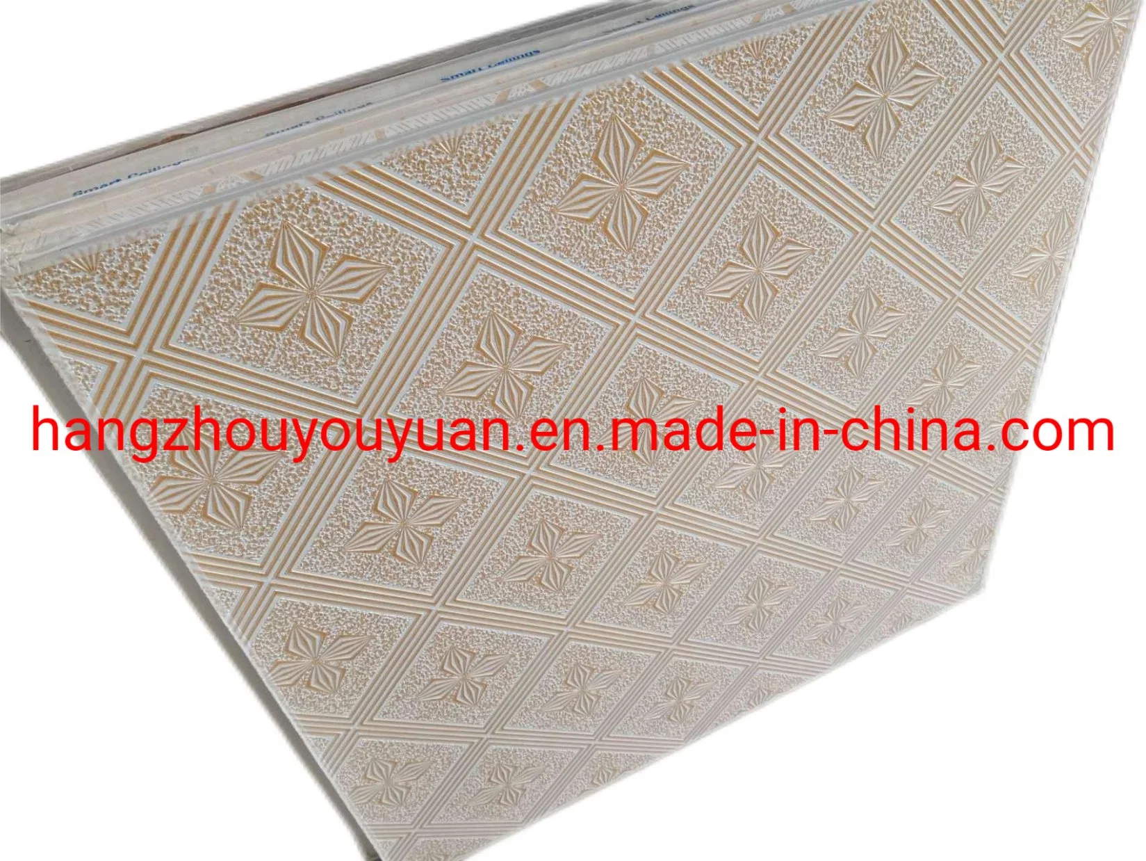 Gypsum Board Accessories Suspended False Ceiling PVC Laminated Gypsum Board