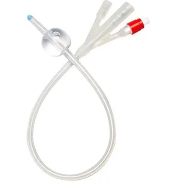 Wholesale Medical Use Disposable 3-Way Silicone Foley Catheter