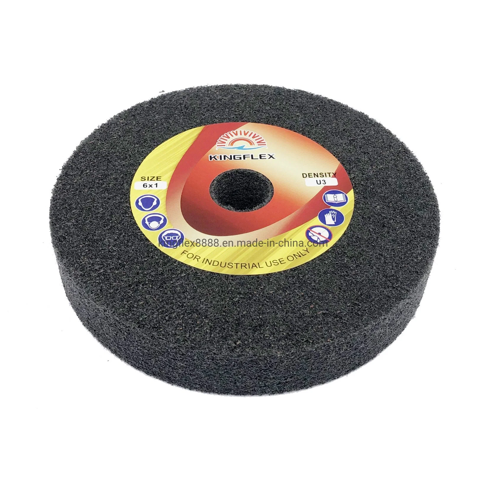 Non Woven Wheel, 150X25mm, U3/7p, Black Color