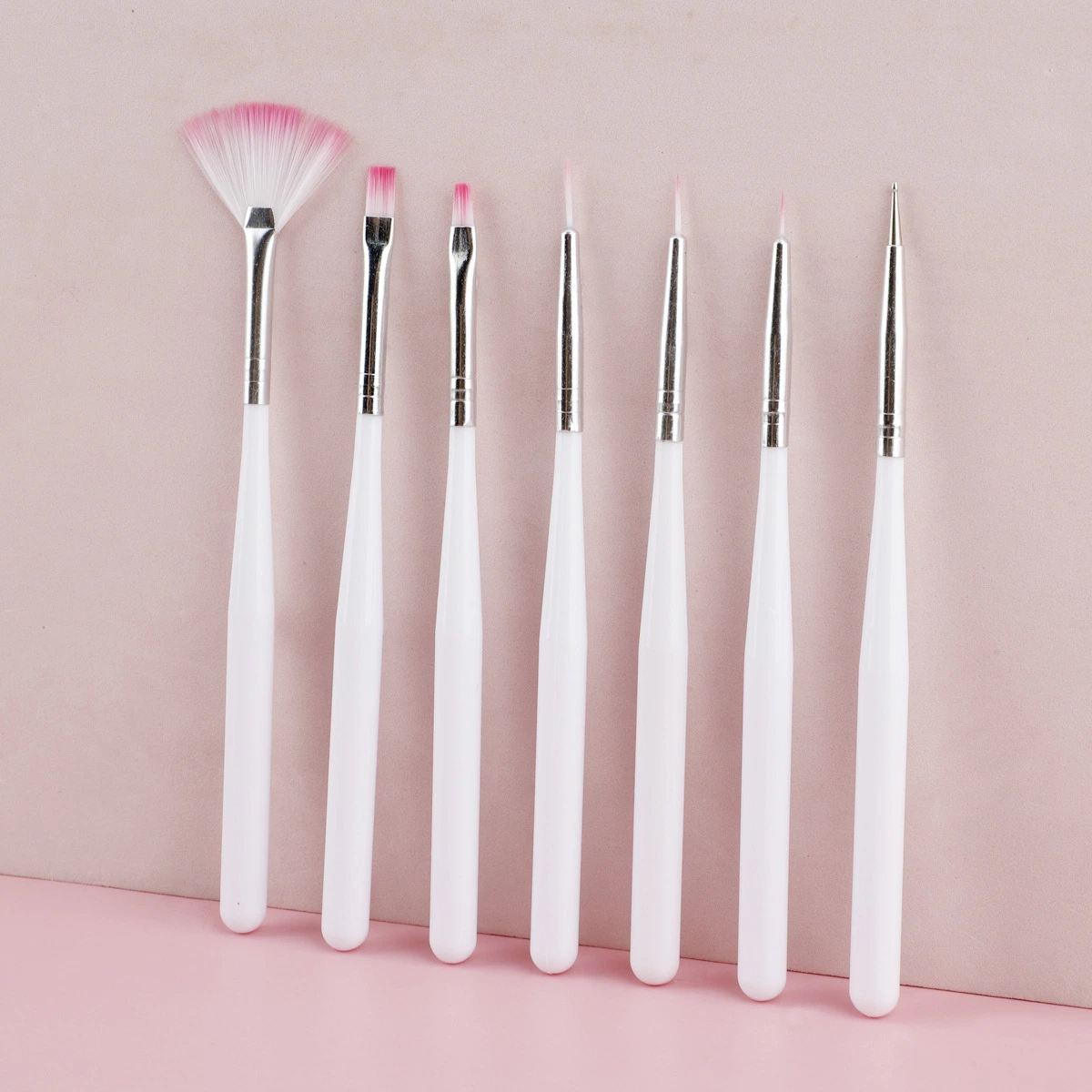 7PCS Professional Quality Colour Nail Art Pens Brush Set