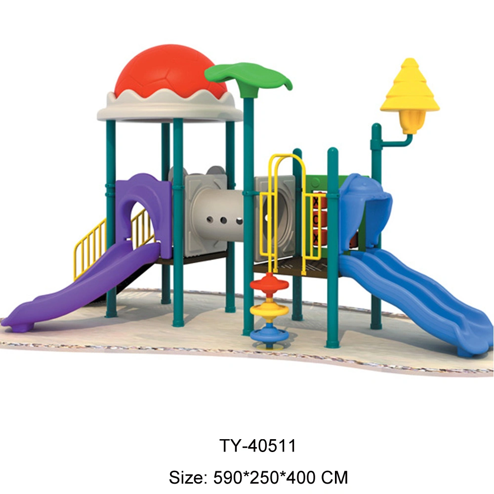 Plastic Outdoor Playground Slides, Professional Supplier (TY-170620)