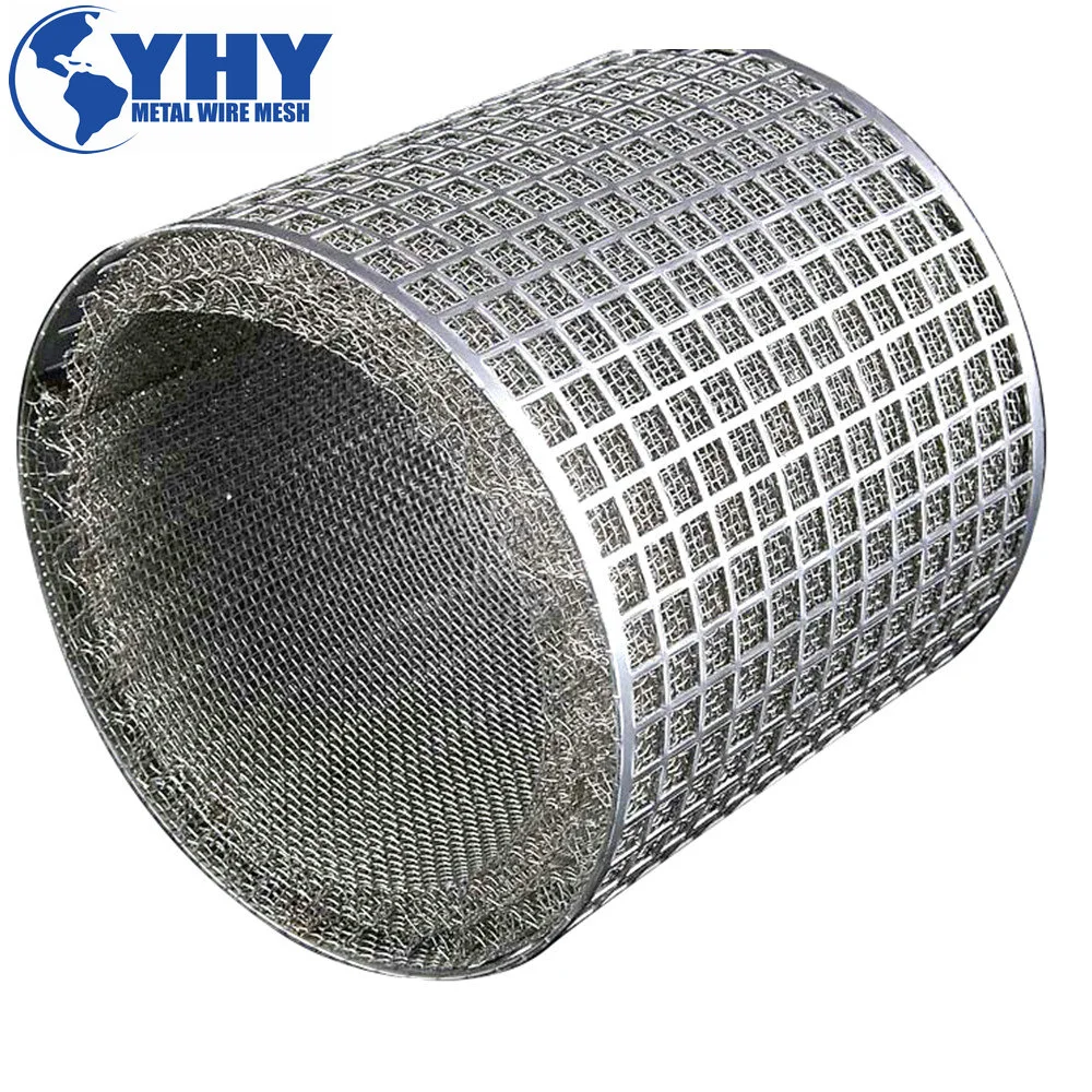 Machine Filter Component Round Hole Perforated Metal Tube