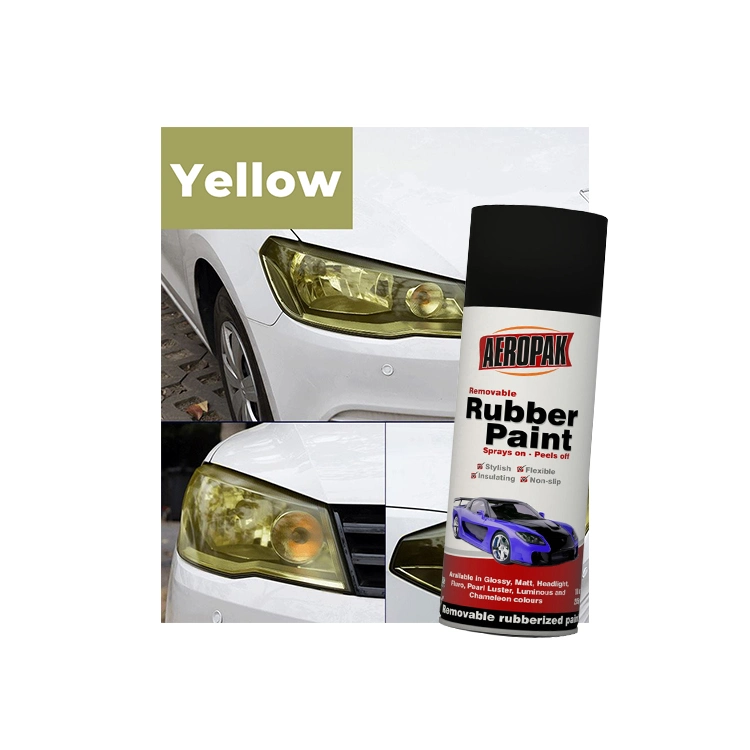 Aeropak 400ml Head Light Rubber Spray Paint for Car Body