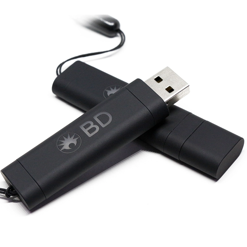 محرك أقراص USB ذو تقنية LED فلاش معدني محمول سعة 16 جيجابايت مصنوع من البلاستيك Drive (القيادة)