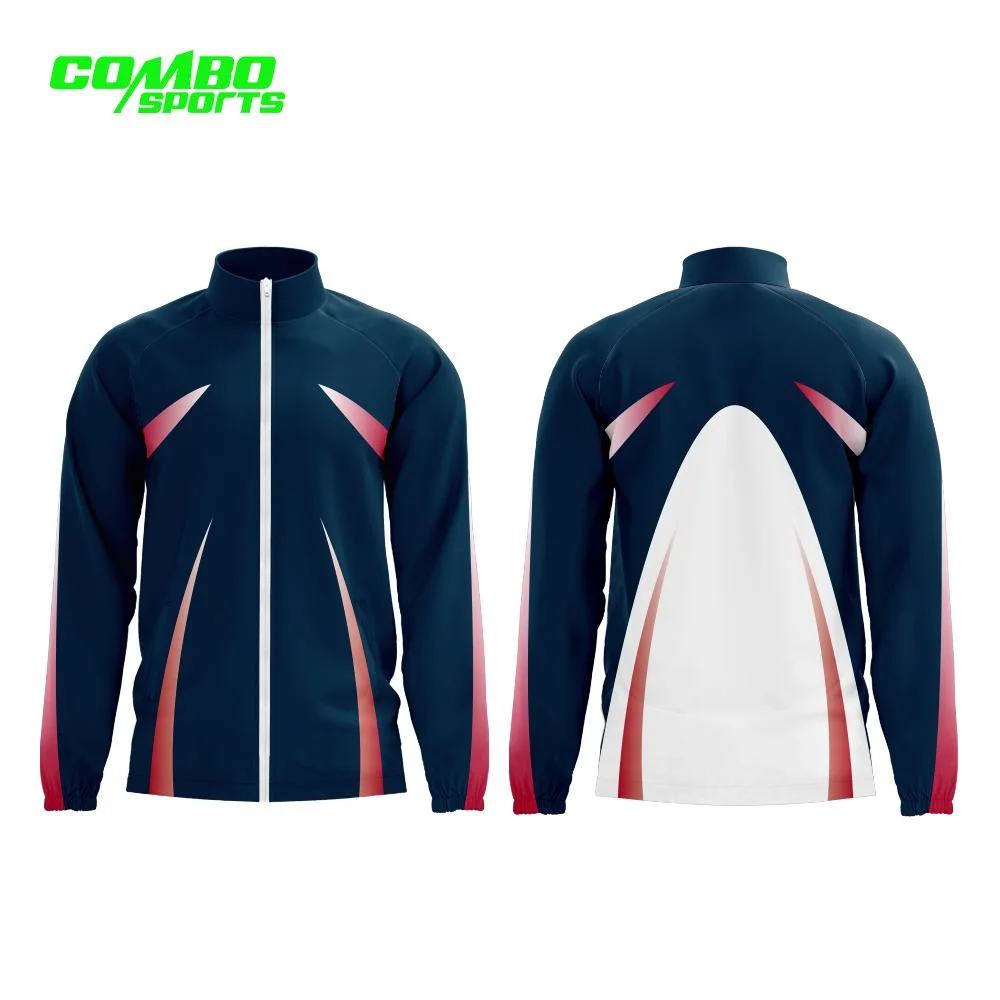 Combo veste de sport de la sublimation de la Formation personnalisée enduire Veste unisexe