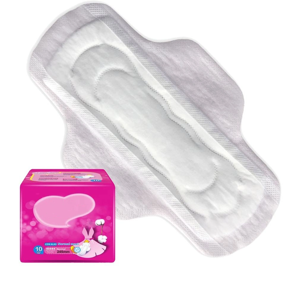 Super absorbant jour utilisation Mini femmes tapis sanitaires Ultra Serviettes hygiéniques en coton fin