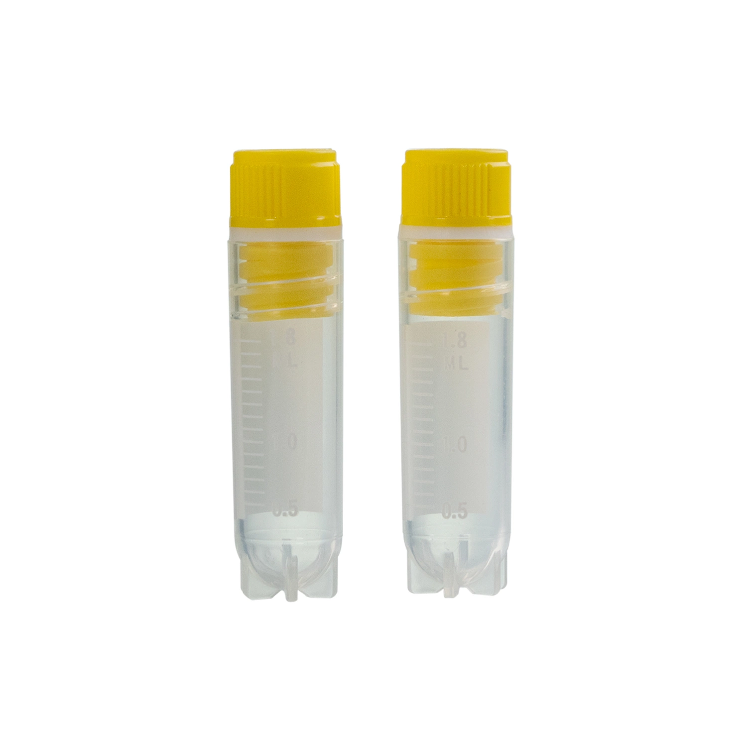 0.5ml 1ml 1.5ml 1.8ml 2ml 3.6ml 4.5ml 5ml Cryotube Molded Graduation Dnase/Rnase Free Flat Bottom Cryovial Tube for Lab Use