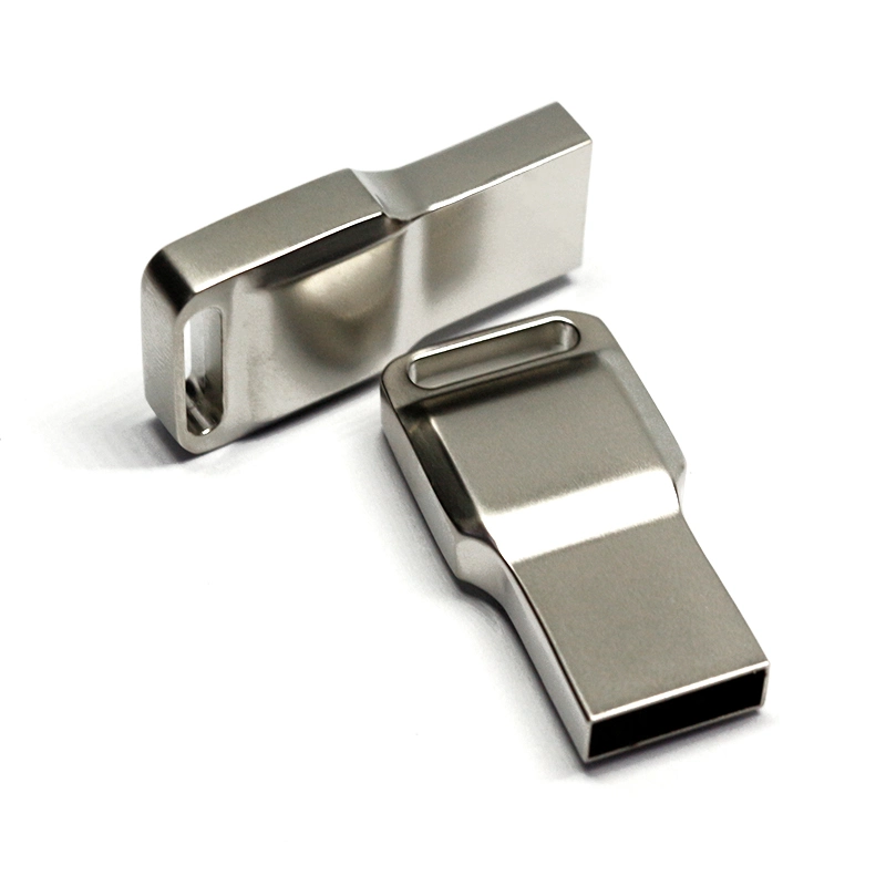 محرك أقراص USB محمول من نوع USB 2.0 محمول من نوع Silvery Metal محرك أقراص USB محرك أقراص USB محرك أقراص محمول USB محرك أقراص USB محمول مع شعارك