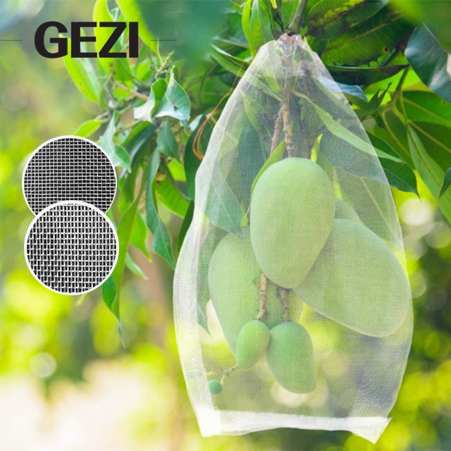 Мешок для парникового эффекта против полипропилена Ultra Fine Fruit Insect Net Bag 1.5m X 5 м Сельскохозяйственная Сады туннельная сетка 50 Mesh