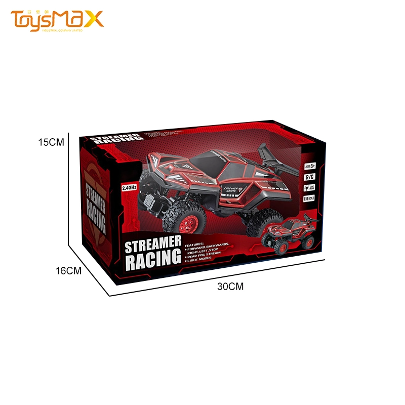 New Arrival High quality/High cost performance  2.4G Four-Way Remote Control RC Climbing Car with Light and Spray Remote Control Toys