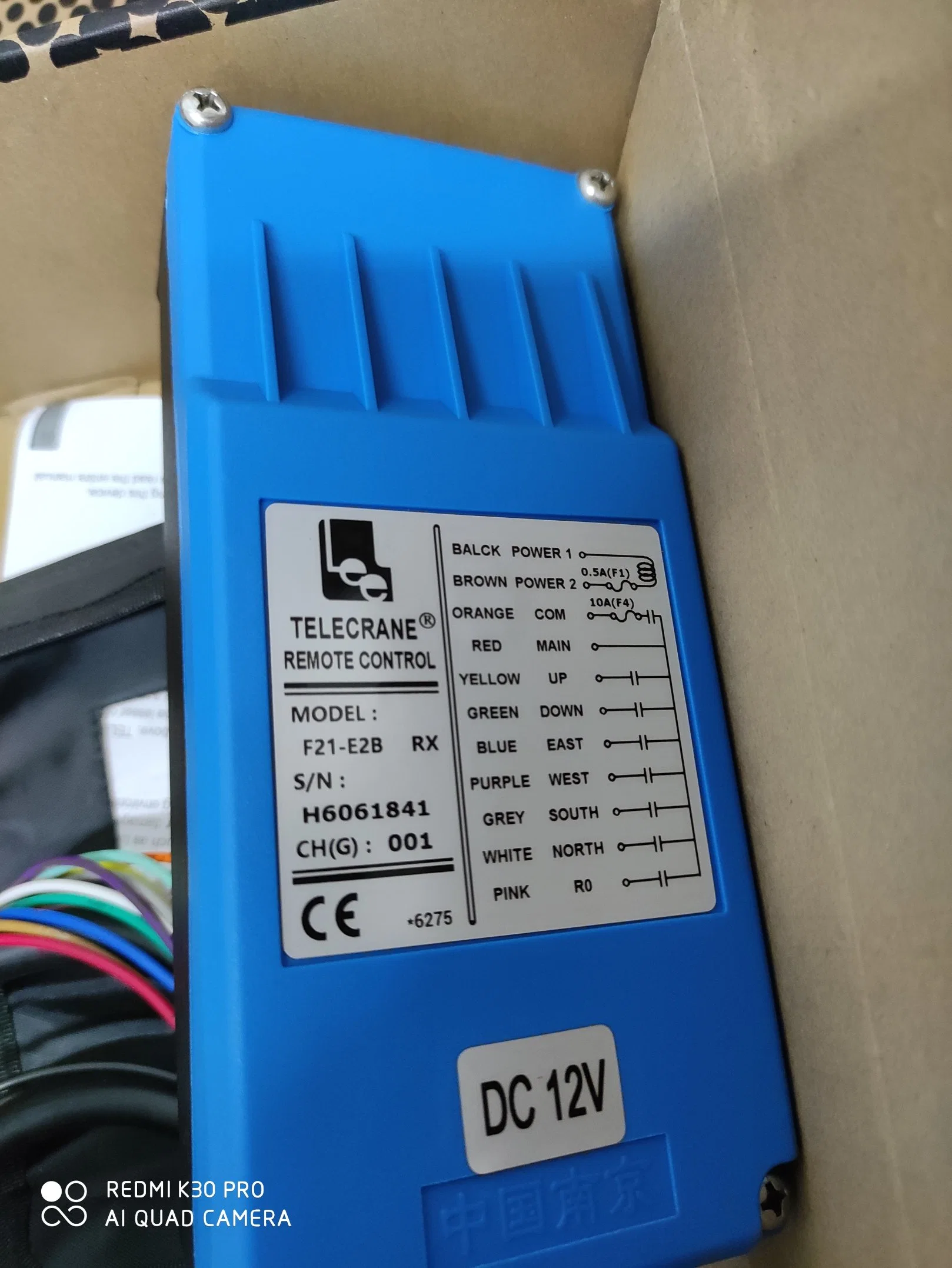 Industrial Digital Radio Remote Controller for Handheld Crane