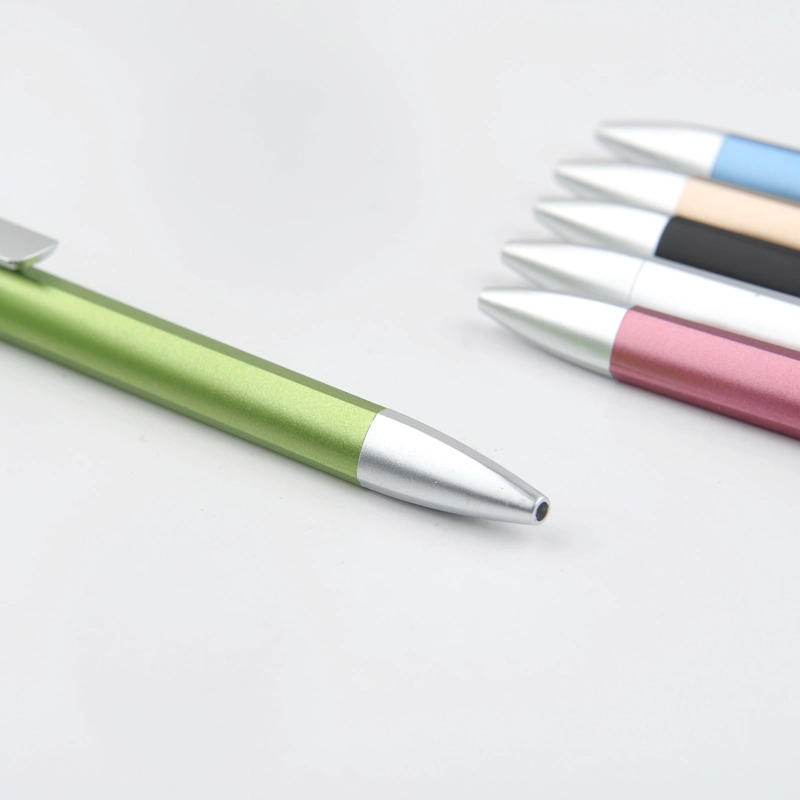 Office Supplies Business Logo Triangular Fast Writing Ball Point Pens