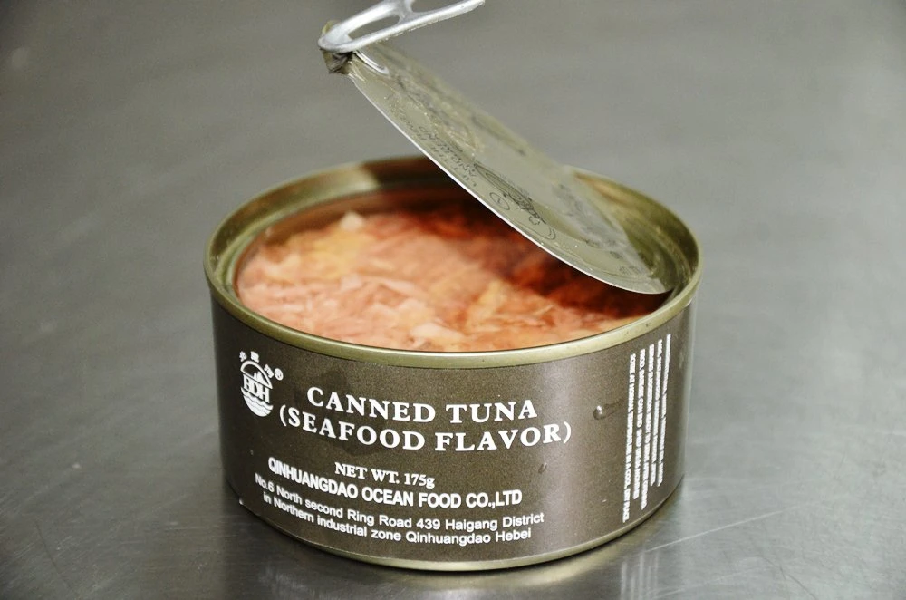 175g Canned Tuna Seafood Flavor Fish Outdoor Army Emergency Can Food