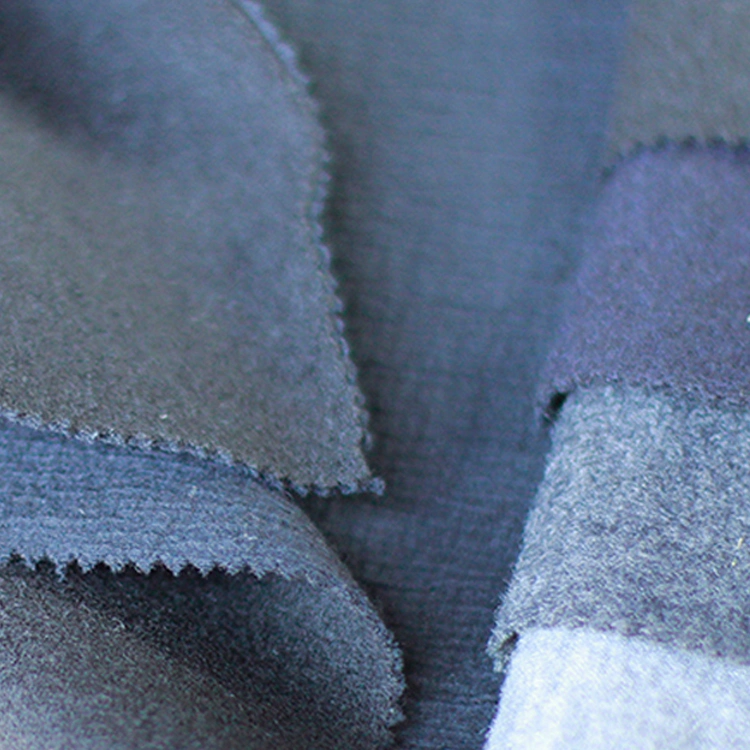 Soft Hand Feel Double Sided Blue 100% Merino Wool Fabric for Coats