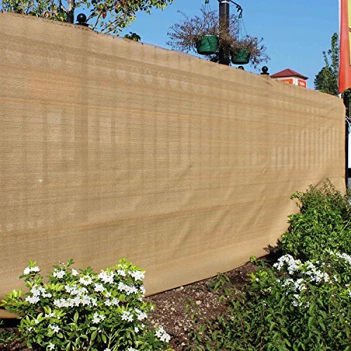 180GSM UV Treated Waterproof Privacy Fence Screen Fabric Mesh Net for Yard Canopy Awning Garden Yard