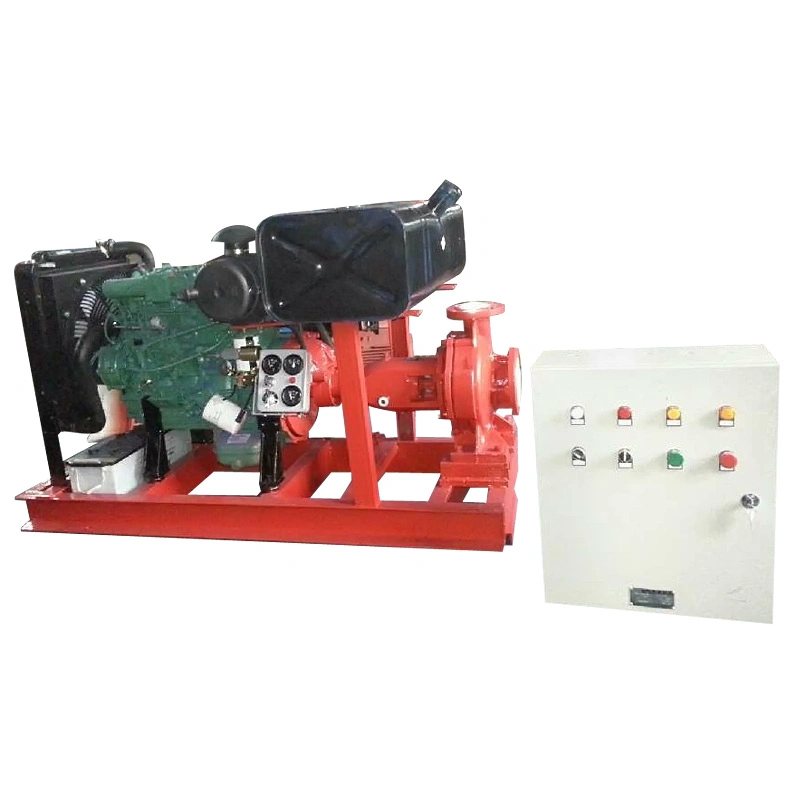 Diesel Engine Pump System Fire Fighting System with Electric and Diesel and Jockey Pump and Fire Pump Package
