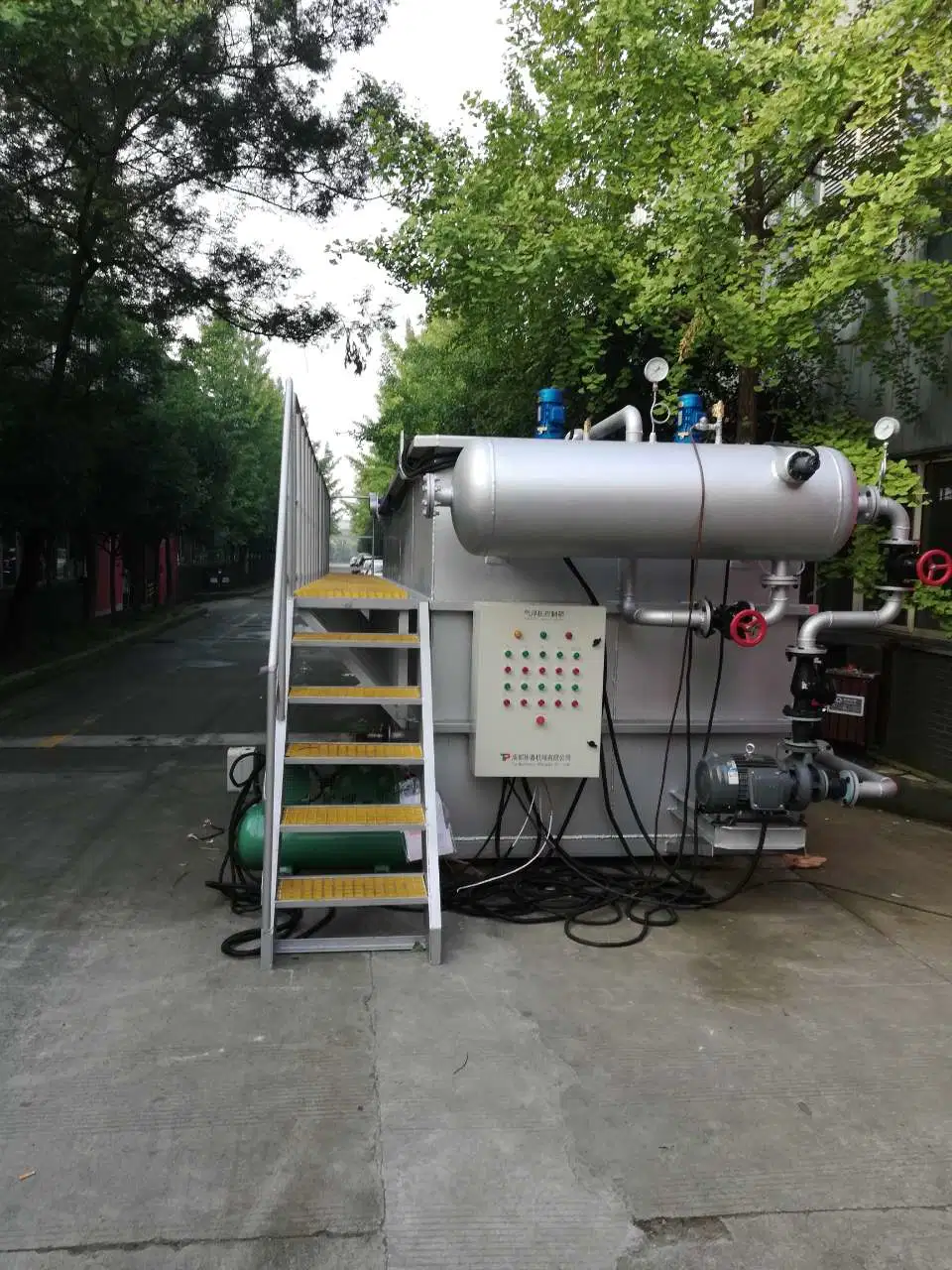 Oil Pollution Separation Air Flotation Machine for Oily Wastewater