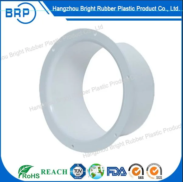 White PVC Ceiling Duct Connection Gasket Ring with Mounting Ventilation Frame