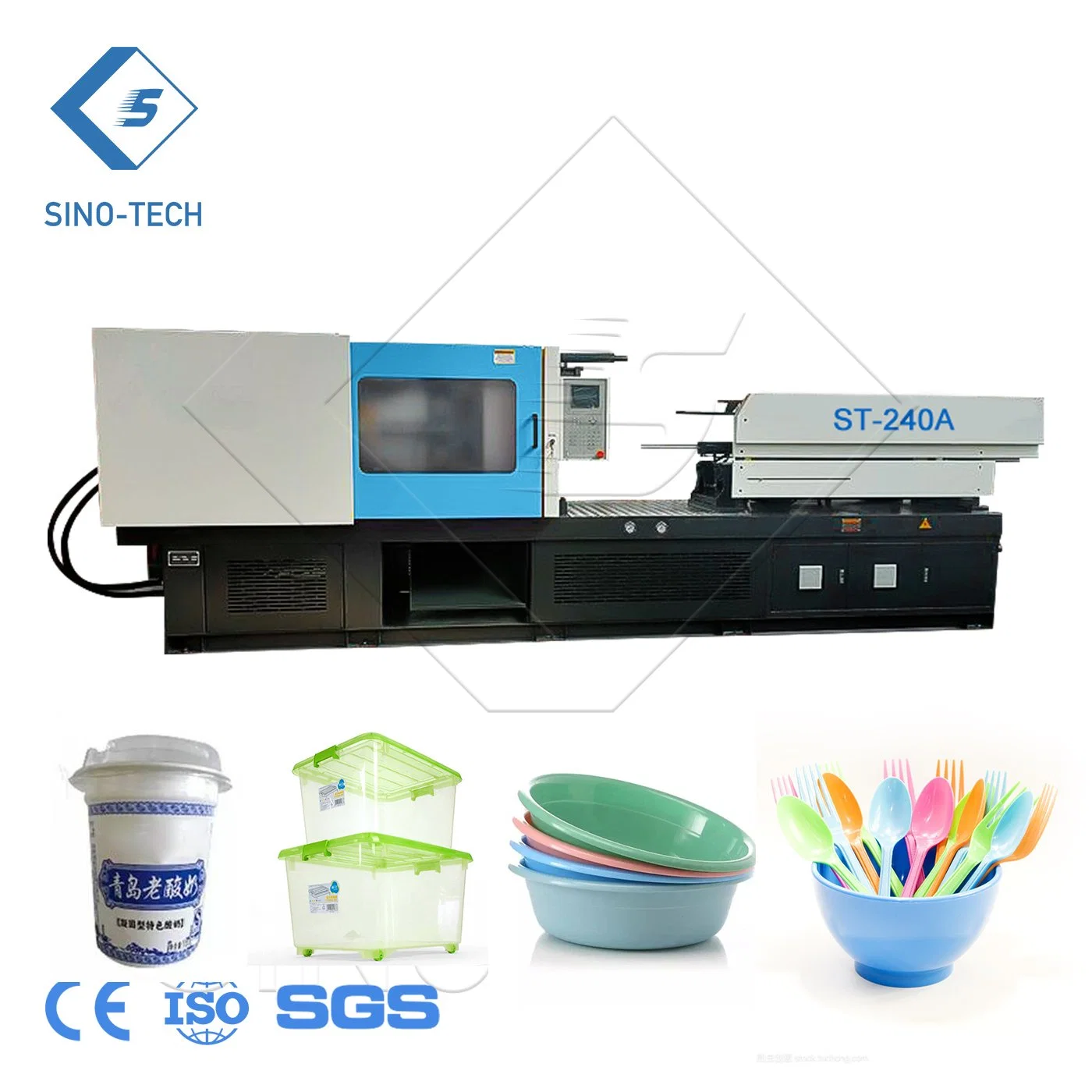 Plastic Household Product Spoon/Cup/Hanger/Basin/Basket Making Injection Molding Machine