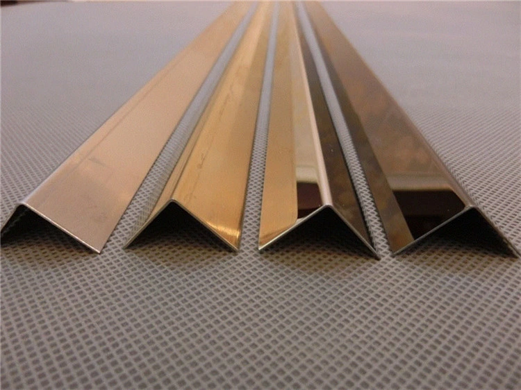 China Supplier Stainless Steel Angle Tile Trim (stainless steel, grade 304, hairline finish)