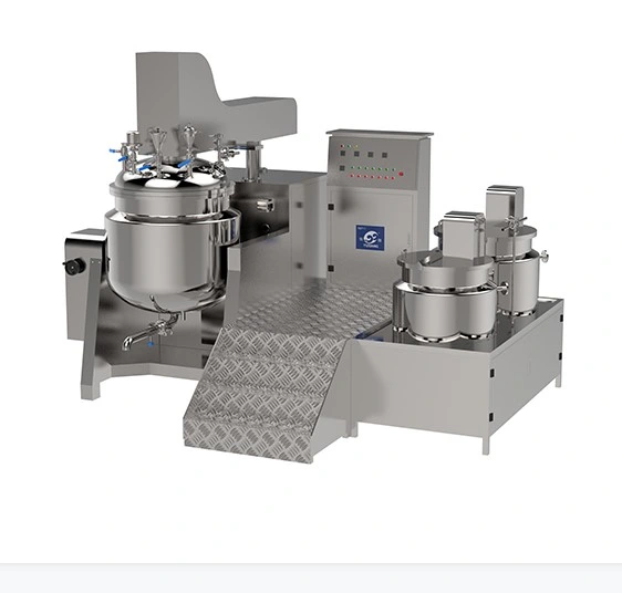 High Shear Vacuum Emulsifying Mixer Homogenizing Mixing Body Lotion Face Cosmetic Cream Machine