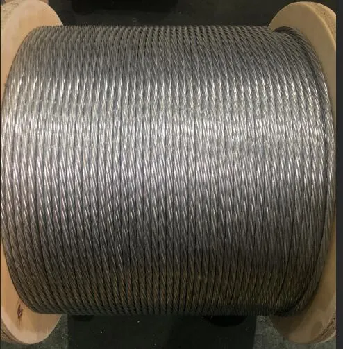 6X7+FC Electric Cable Metálico de acero galvanizado DIN estándar 741