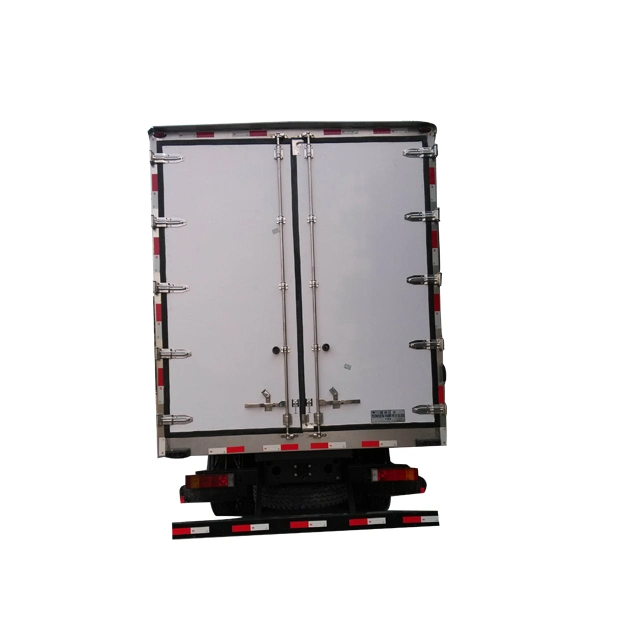 XPS/ PU Insulation CKD/CBU Refrigerated Panel Aluminum Floor Profile Stainless Steel Hardware Refrigerator Truck Body for Seafood Chicken