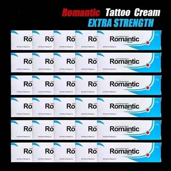 Tattoo Art Care Factory Wholesale/Supplier 10g Romantic Numbing Cream Eyebrow Makeup Anestesia Romantic Numb Cream